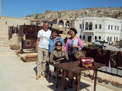 PhytFire coordinator Fabio Rezzonico with meeting attendees from Kazakhstan and Kyrgyzstan